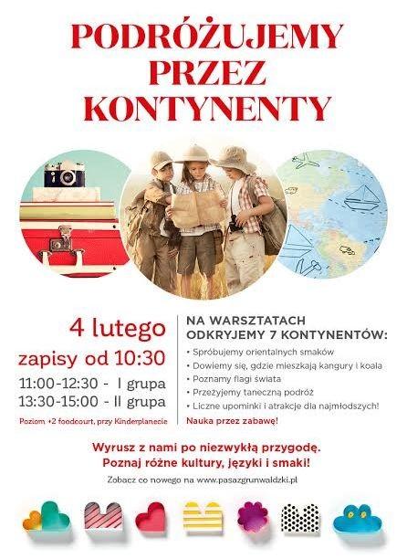 Podróż dookoła świata czyli warsztaty edukacyjne dla dzieci