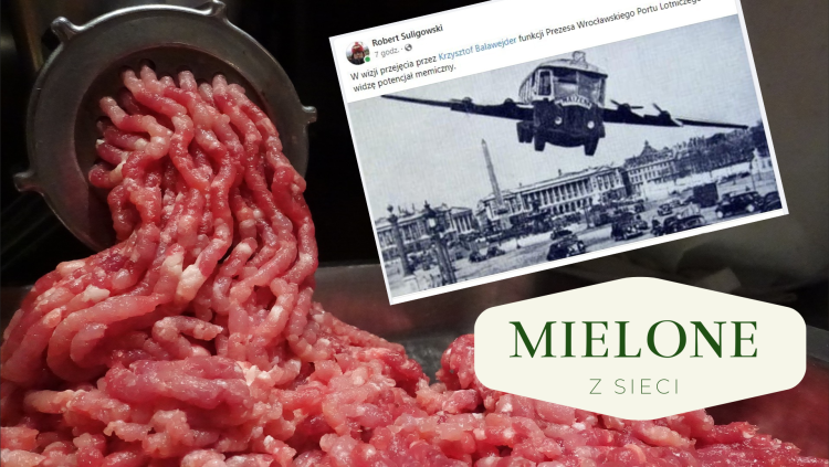 MIELONE Z SIECI: Z MPK na lotnisko? Samolot wykolejony to brzmi już groźnie