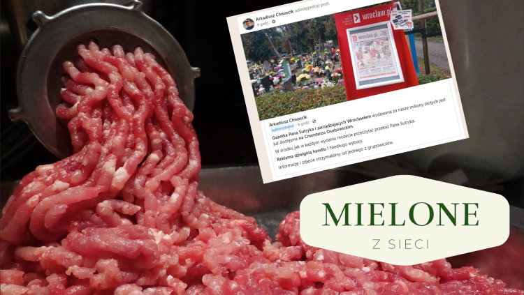 MIELONE Z SIECI Polityka na cmentarzu? Tylko we Wrocławiu
