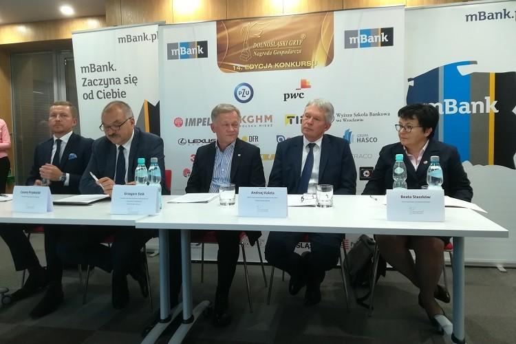 Nominacje 14. Dolnośląskiego Gryfa. MPWiK i Browar Stu Mostów z szansami na nagrody