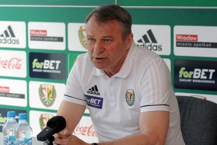 Śląsk Wrocław przed meczem z Bruk-Betem. 