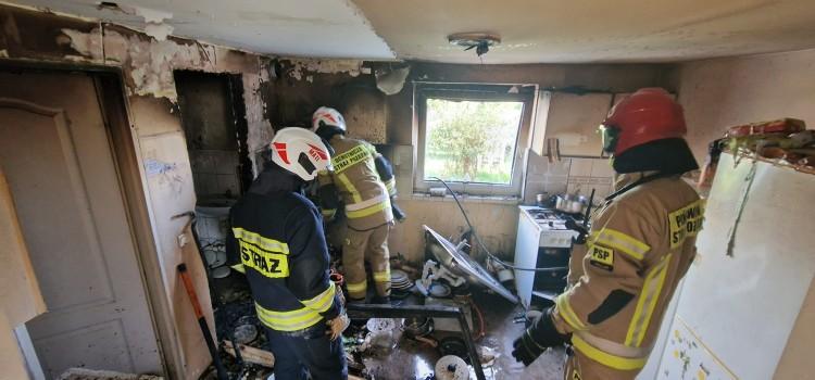Groźny pożar pod Wrocławiem. Wszystko przez butlę z gazem
