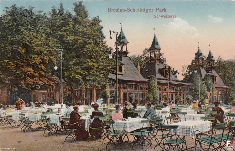 Tak wyglądała Szwajcarka - modna 100 lat temu restauracja w Parku Szczytnickim