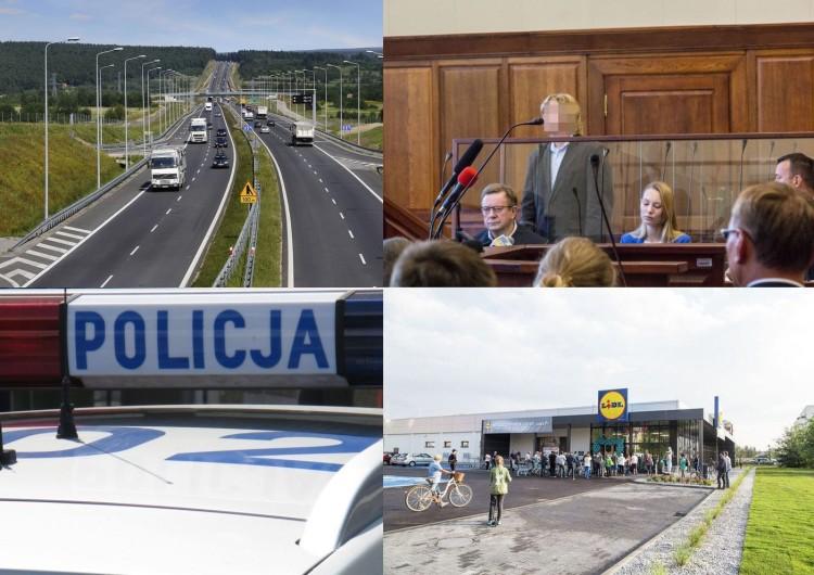 Początek głośnego procesu, otwarcie wyczekiwanego sklepu, wypadki i zatrzymania [PODSUMOWANIE DNIA]