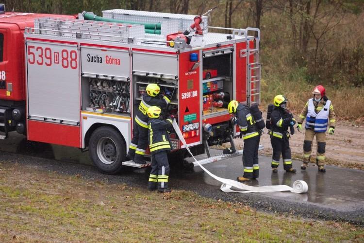 Awaria gazociągu w Mirkowie pod Wrocławiem. Musieli zamknąć trasę do Oleśnicy