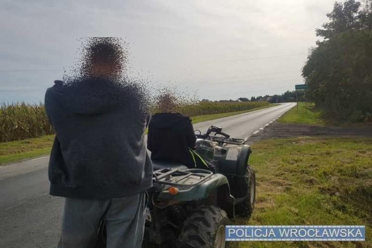 38-latek zafundował synowi przejażdżkę quadem na „podwójnym gazie”