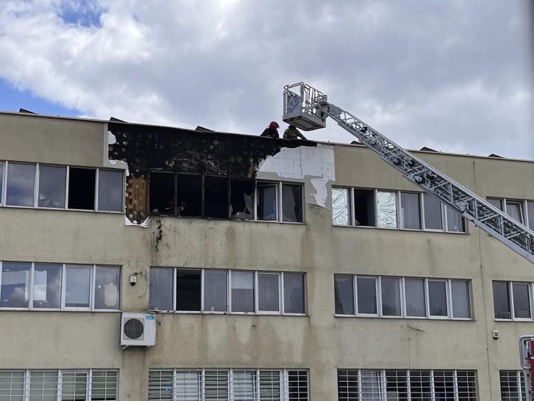 Wrocław: Pożar biurowca. Jedna osoba poszkodowana, konieczna była ewakuacja