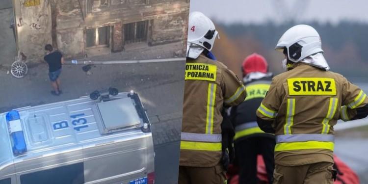 Wrocław: Starszy mężczyzna zasłabł i wjechał w budynek