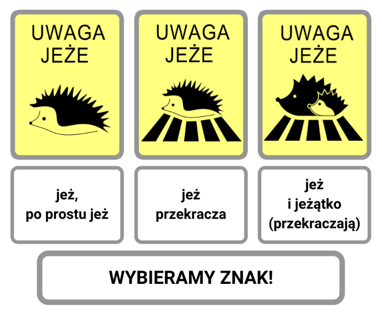 Wrocławianie wybrali wzór nowego znaku. Ten symbol będzie nas ostrzegał przez jeżami