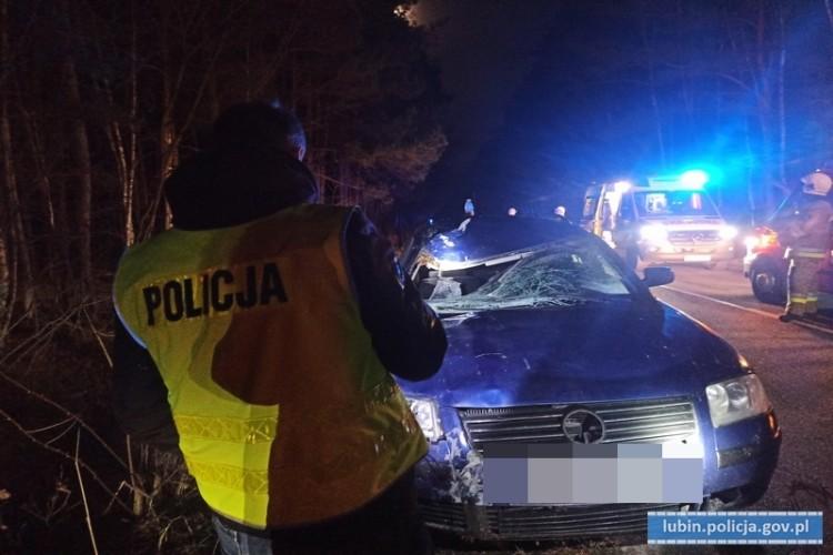 Dramat na Dolnym Śląsku. Rowerzysta nie żyje, jego 15-letni syn jest szpitalu
