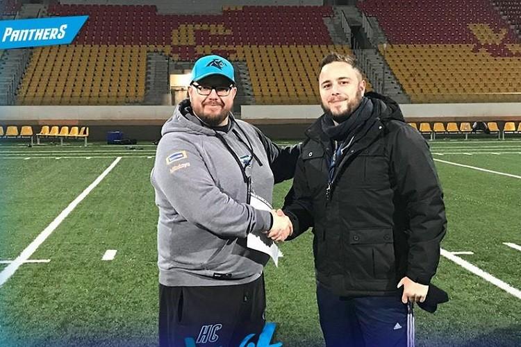 Sztab trenerski Panthers Wrocław w komplecie