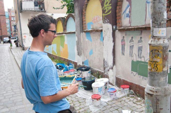 Nowy mural przy ulicy Igielnej