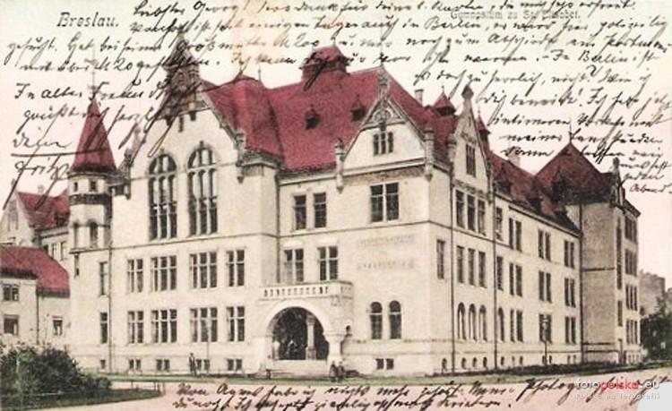 Wrocław dawniej i dziś: Instytut Pedagogiki przy ul. Dawida