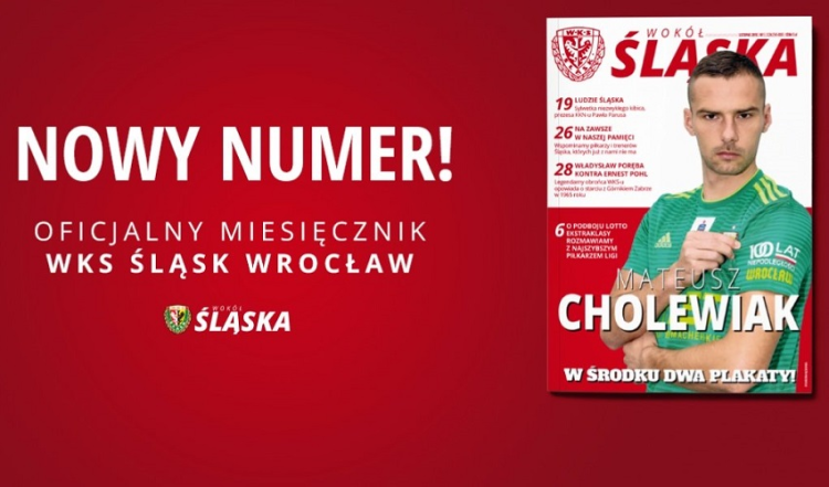 Kolejny numer oficjalnego magazynu Śląska Wrocław w sprzedaży