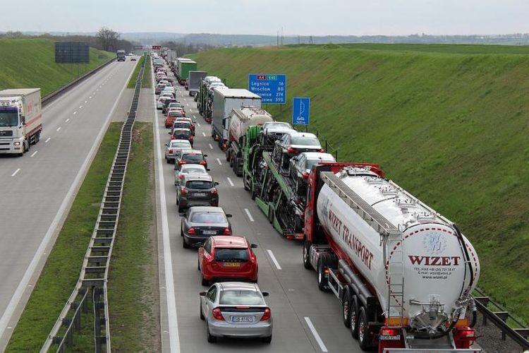 Utrudnienia na drodze A4 w kierunku Wrocławia