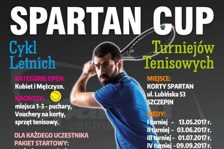 Gratka dla tenisistów! W sobotę trzeci Letni Turniej Tenisa Spartan Cup