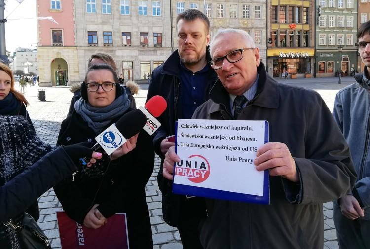 Lewica Razem tym razem z Razem, ale bez SLD. W środę koalicjanci wspierali nauczycieli