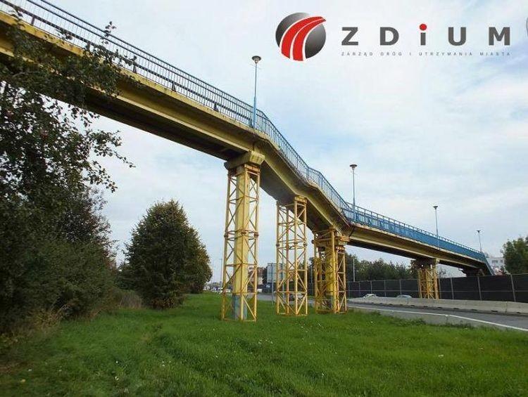 Przyspieszono rozbiórkę kładki nad aleją Sobieskiego