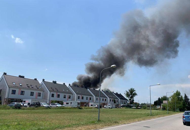 Ogromny pożar. Dym był widoczny z daleka [ZDJĘCIA]