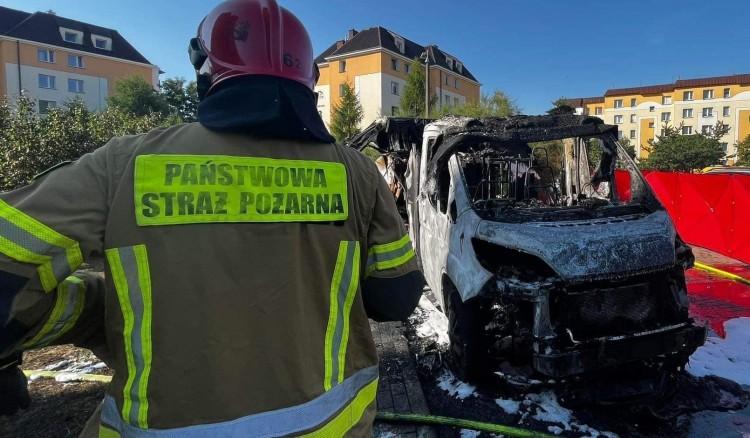 Para z Dolnego Śląska zginęła w pożarze kampera. To były rodzinne wakacje