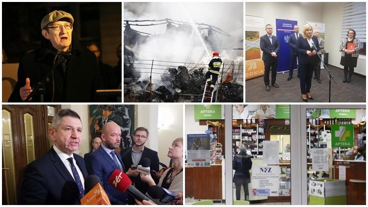 Nowe fakty ws. pożaru, falstart procesu Piniora i przebudowa A4 [PODSUMOWANIE DNIA]