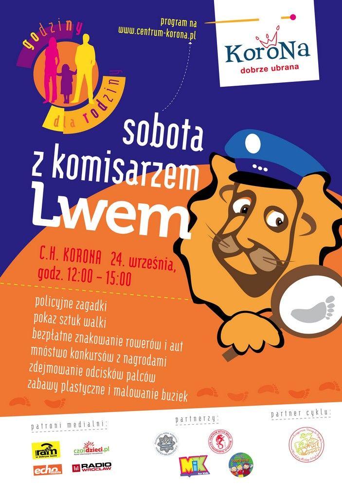 Oznakuj rower z Komisarzem Lwem