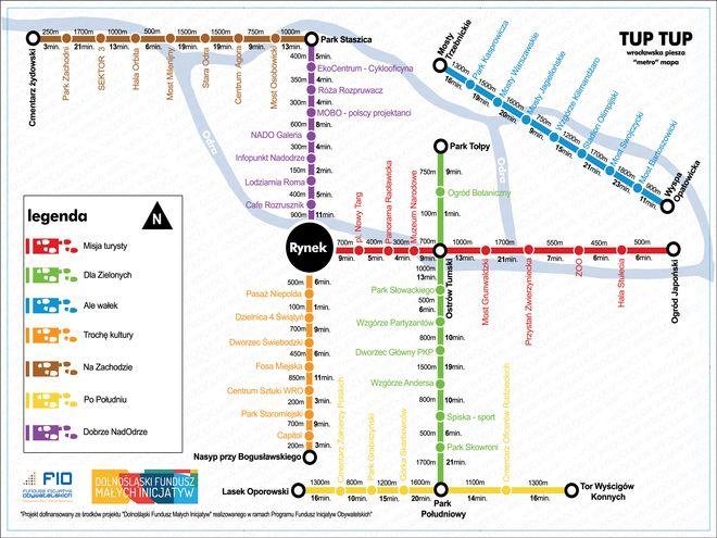 Specjalna mapa dla pieszych powstała we Wrocławiu