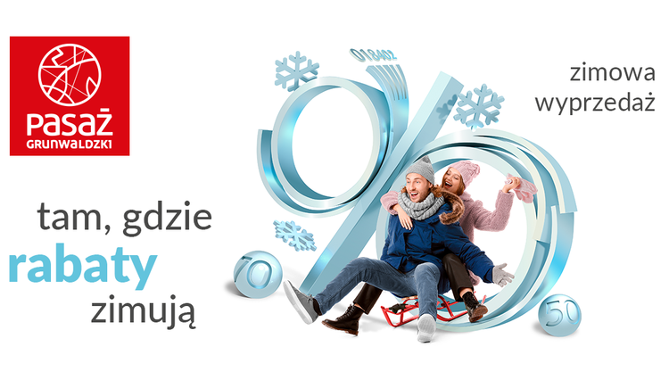 Zimowe wyprzedaże w Pasażu Grunwaldzkim