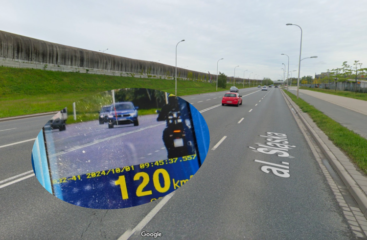 Wrocław: Po alei Śląska pędził 120 km/h. Pożegnał się z prawem jazdy