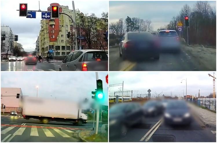 Ten film nagrała wrocławska policja. Zachowanie kierowców przeraża! To potencjalni zabójcy!