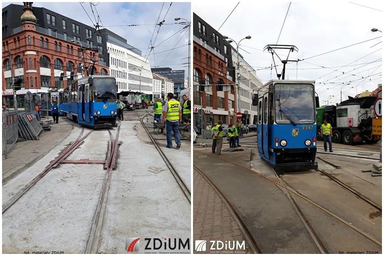 Jazda próbna zaliczona! Tramwaj mogą wrócić na Kazimierza Wielkiego [ZDJĘCIA]