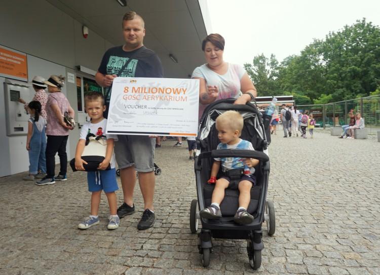 Ośmiomilionowy klient Afrykarium. To rodzina z Koszalina
