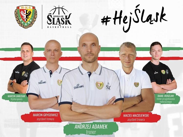 Andrzej Adamek trenerem koszykarzy Śląska
