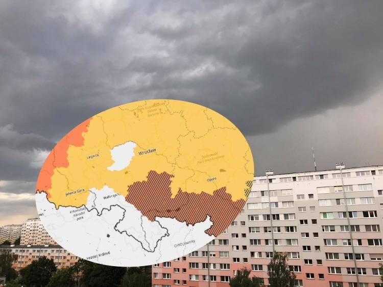 Dwa alerty IMGW dla Dolnego Śląska. Grożą nam burze i upały [RADAR NA ŻYWO]