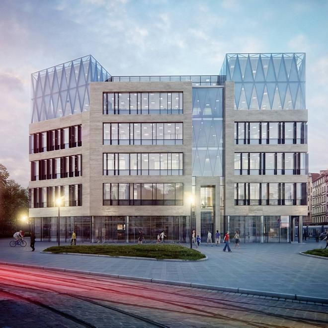 Na dobre ruszają z budową biurowca przy Dworcu Głównym. Kierowców czekają utrudnienia