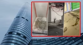 Miał być symbolem luksusu, a tam hałas i brud. Mieszkańcy mają dość remontu w Sky Tower