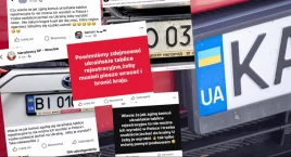 Nawołują do kradzieży ukraińskich tablic. Policja reaguje i ostrzega: grozi za to więzienie!