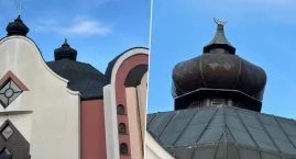 Profanacja czy prowokacja? Nieznani sprawcy ukradli krzyż z kopuły cerkwi w Legnicy