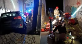 Samochód przygniótł mężczyznę. Dramatyczna walka o życie w centrum Wrocławia