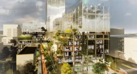 W miejscu marketu Epi chcą zbudować 100-metrowy wieżowiec i schron