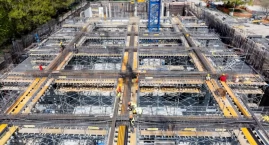 Potężny zbiornik za 108 milionów nabiera kształtów. Zużyli już ponad 1095 ton stali