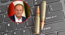 Groził Tuskowi w Internecie. W jego domu znaleziono amunicję