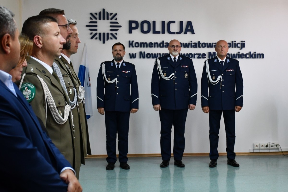 Komenda Powiatowa Policji w Nowym Dworze Mazowieckim ma nowego Komendanta