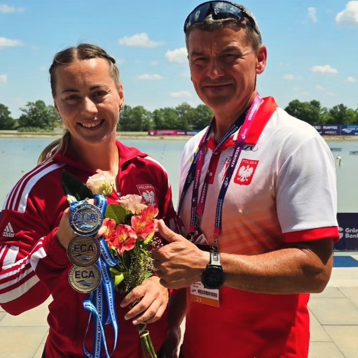 Dorota Borowska mistrzynią Europy w jedynce na 200 m. Z Węgier przywozi aż trzy medale