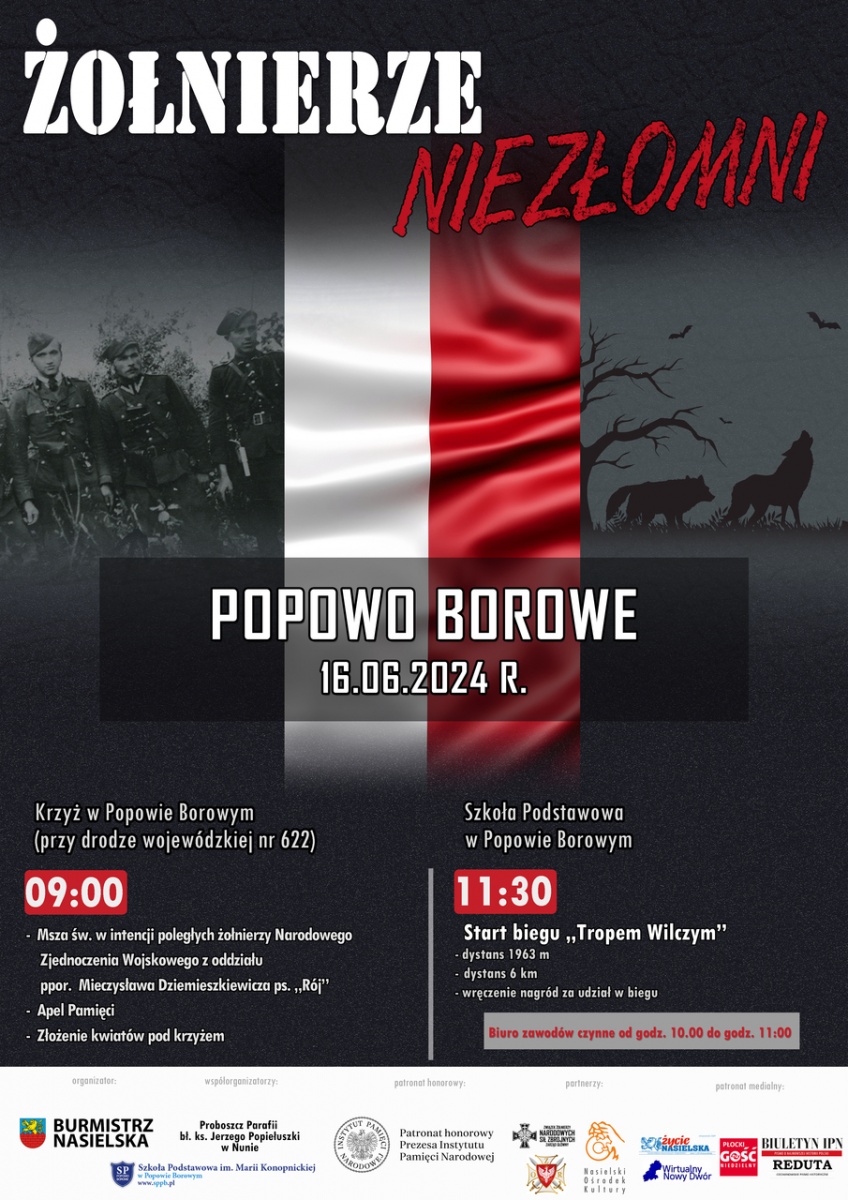 Nasielsk. W Popowie Borowym uczczą pamięć żołnierzy wyklętych z oddziału „Roja”