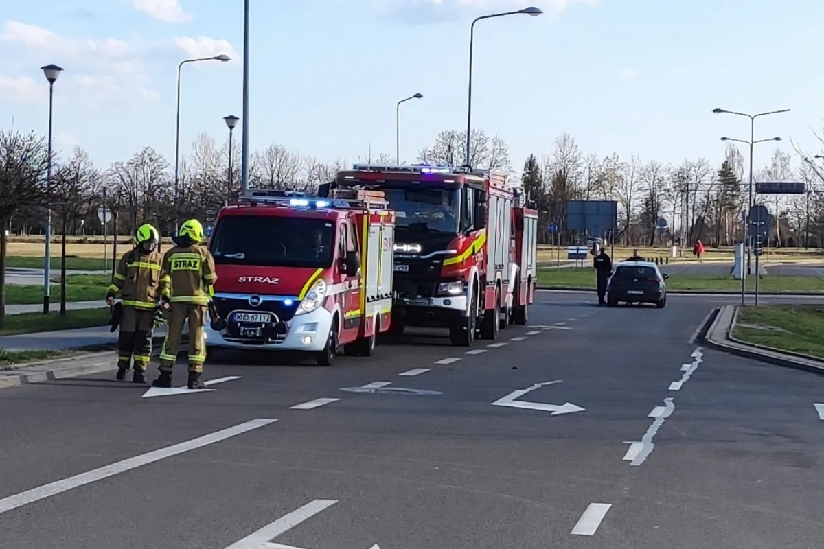 Ewakuacja na lotnisku w Modlinie. Ktoś zostawił bagaż