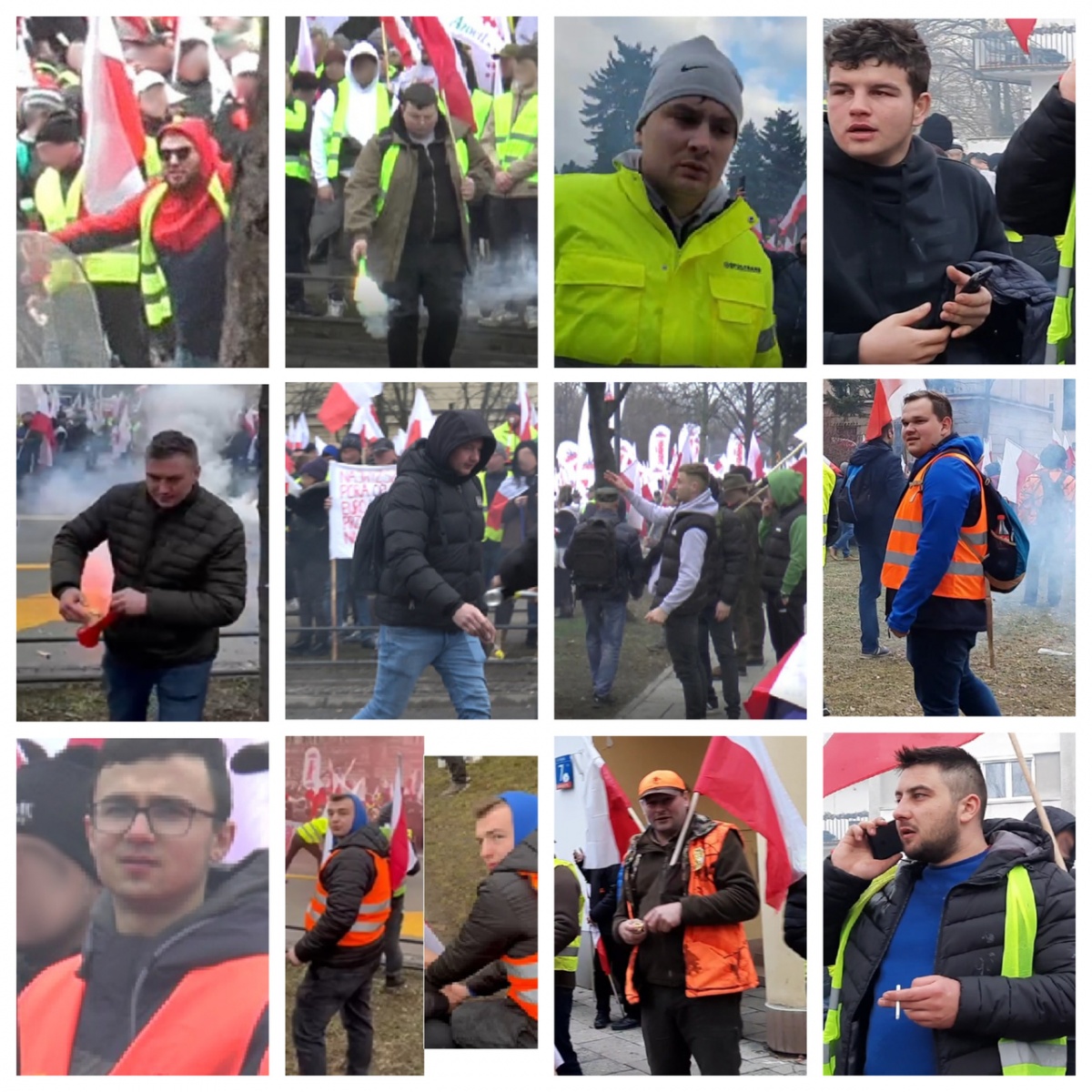 Protest rolników w Warszawie. Policja prosi o pomoc w rozpoznaniu uczestników zamieszek