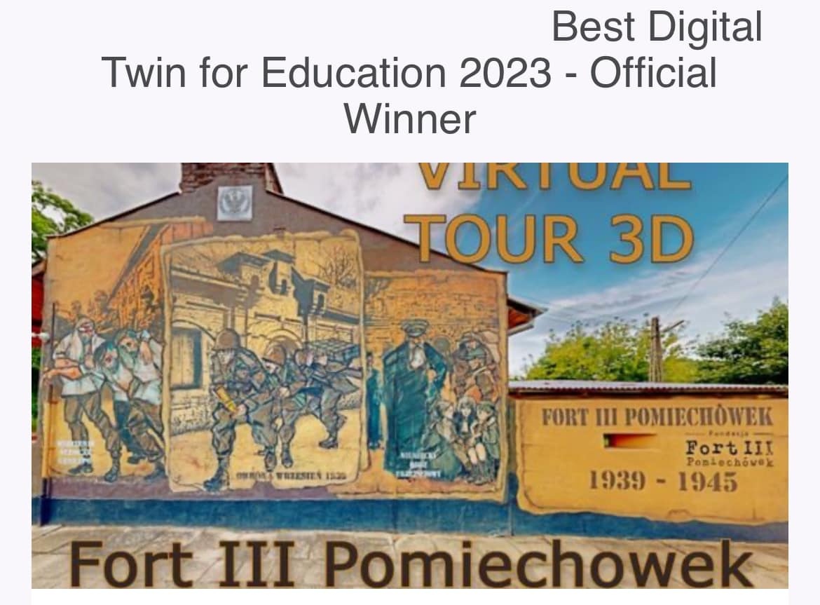Wirtualny spacer 3D po Forcie III Pomiechówek najlepszy w międzynarodowym konkursie w kategorii Edukacja