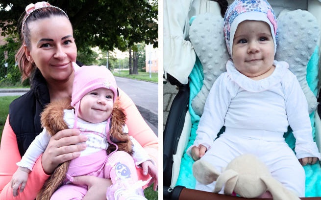 Zbiórka dla malutkiej Marcelinki. Potrzebne pieniądze na kosztowną rehabilitację