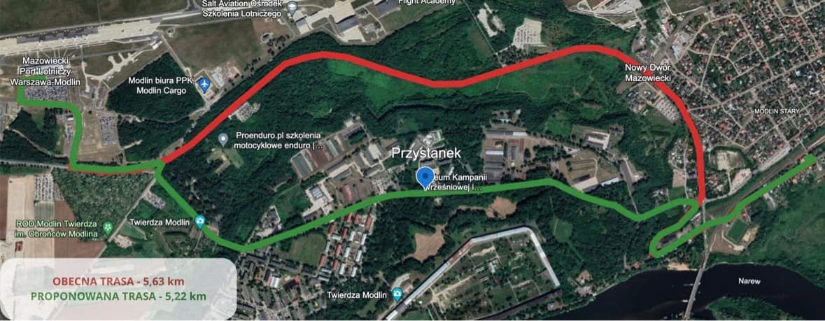 Taniej, krócej i ekologiczniej. Projekt w Budżecie Obywatelskim Mazowsza na zmianę trasy autobusu lotniskowego